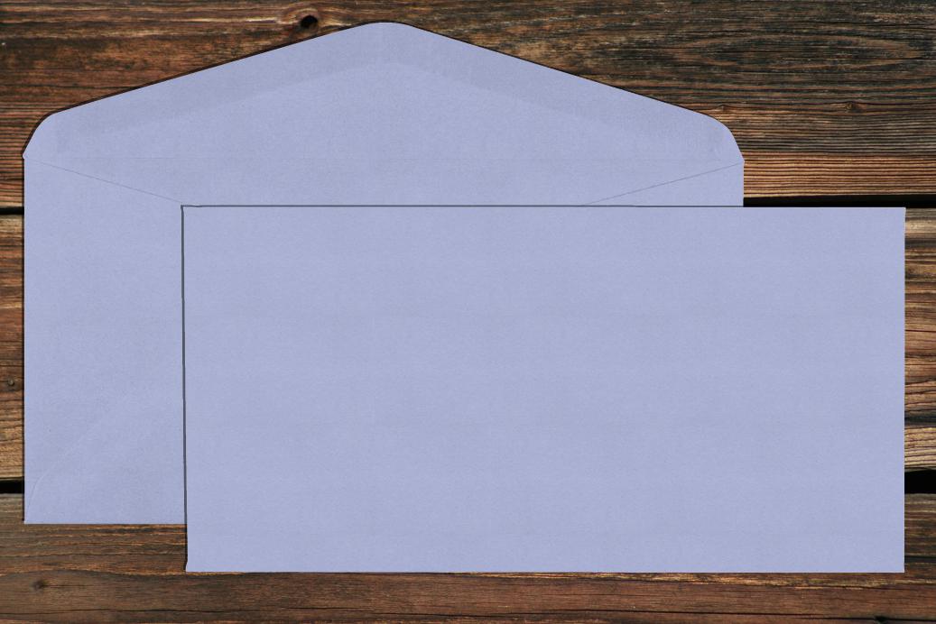 Briefhüllen DL 110x220 mm Nassklebend Lavendel 120 g/qm